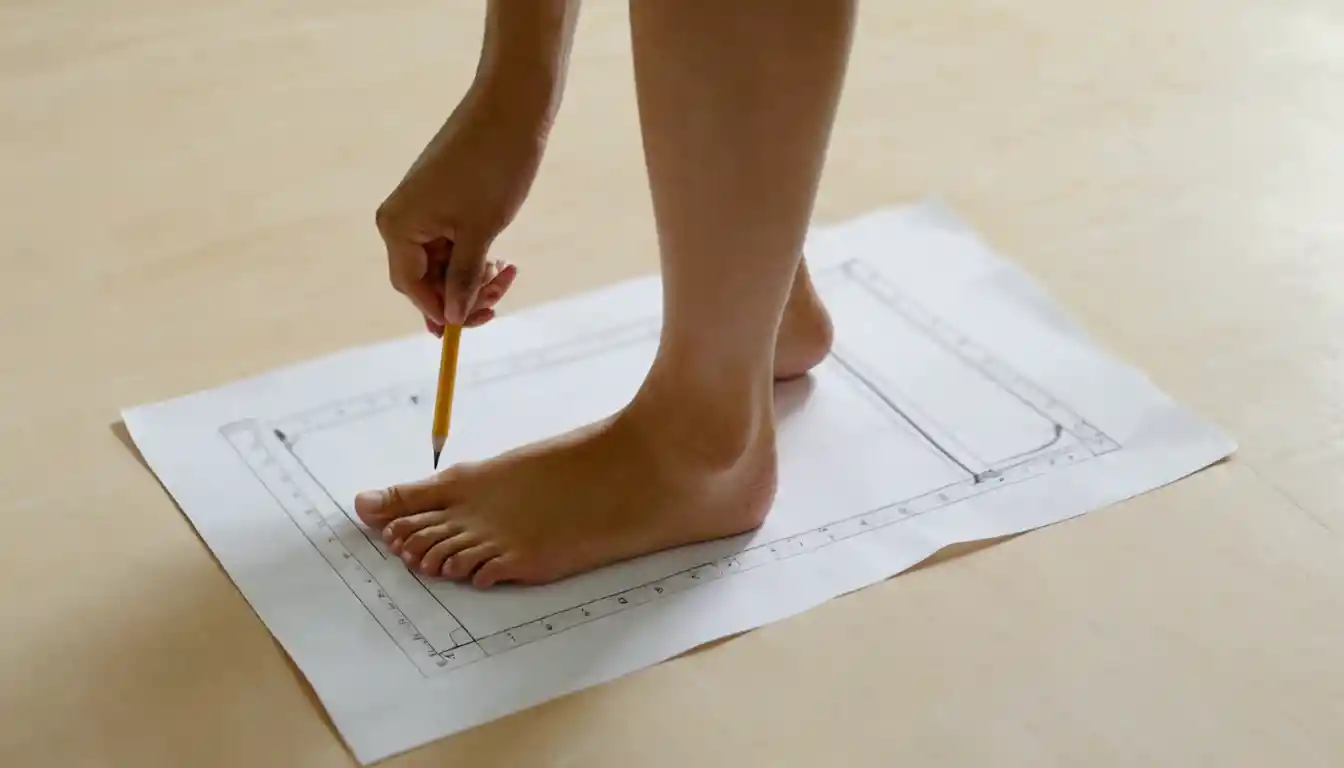 how to measure shoe size at home